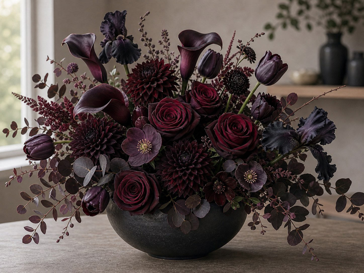 Black Flowers Hero
