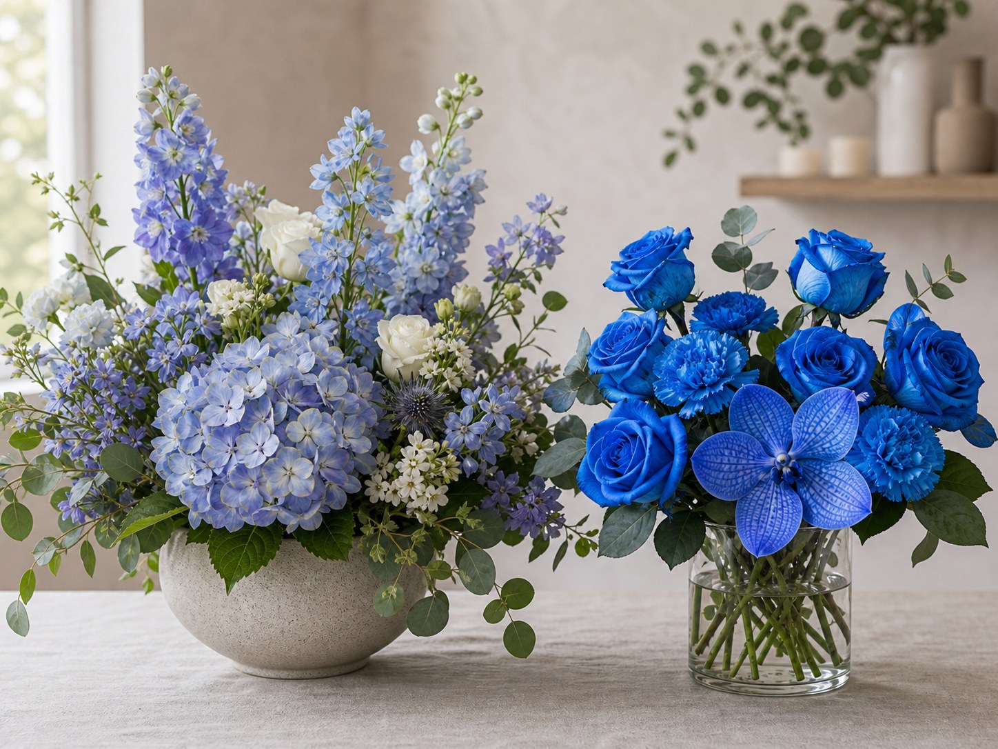 Dyed Blue Flowers