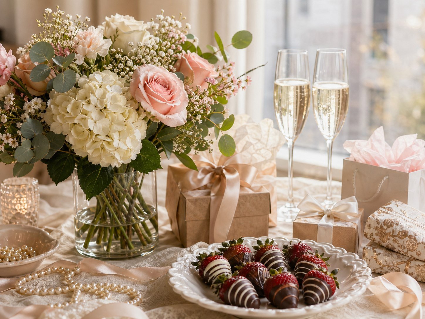 Bridal Shower Gift Table