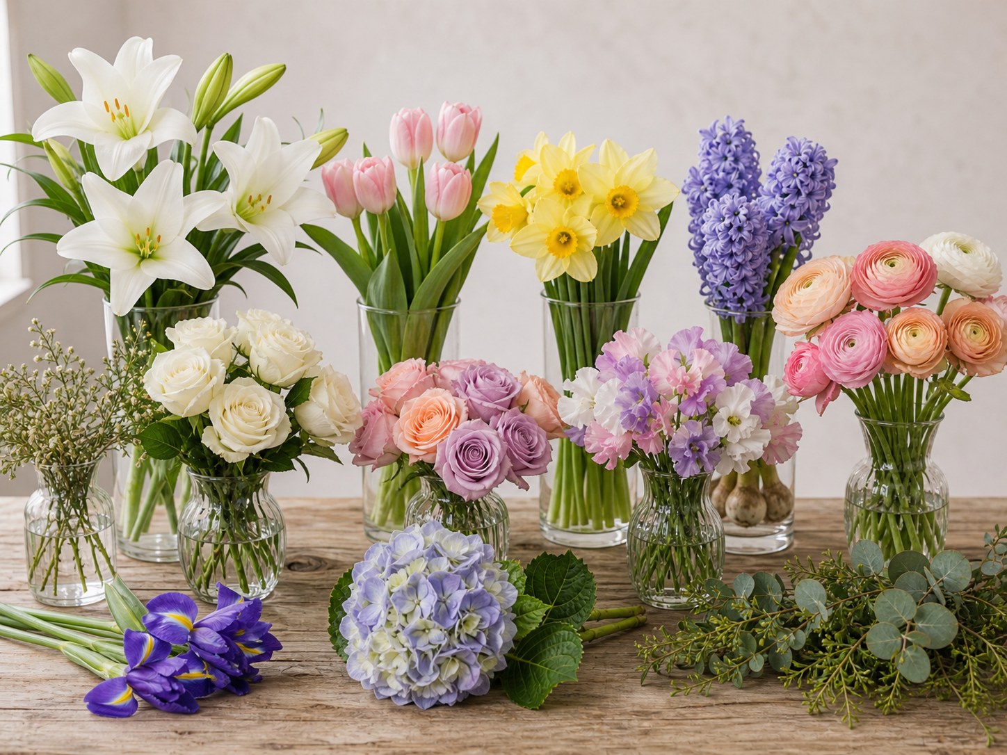 Easter Flower Lineup