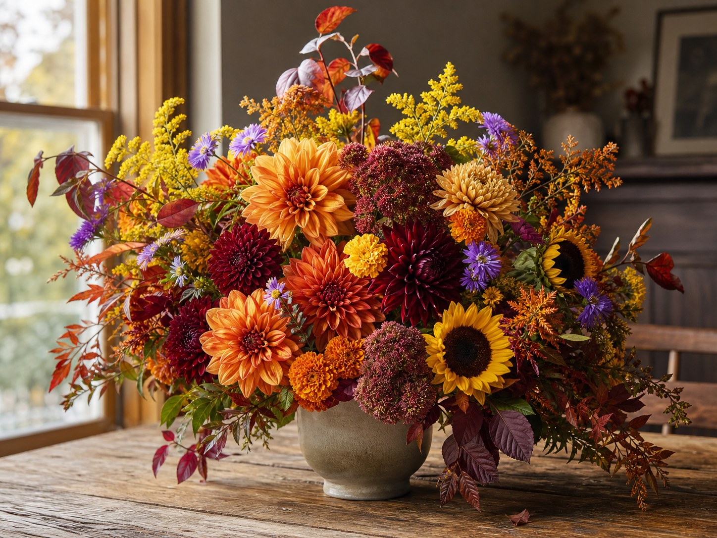 Fall Flowers Hero
