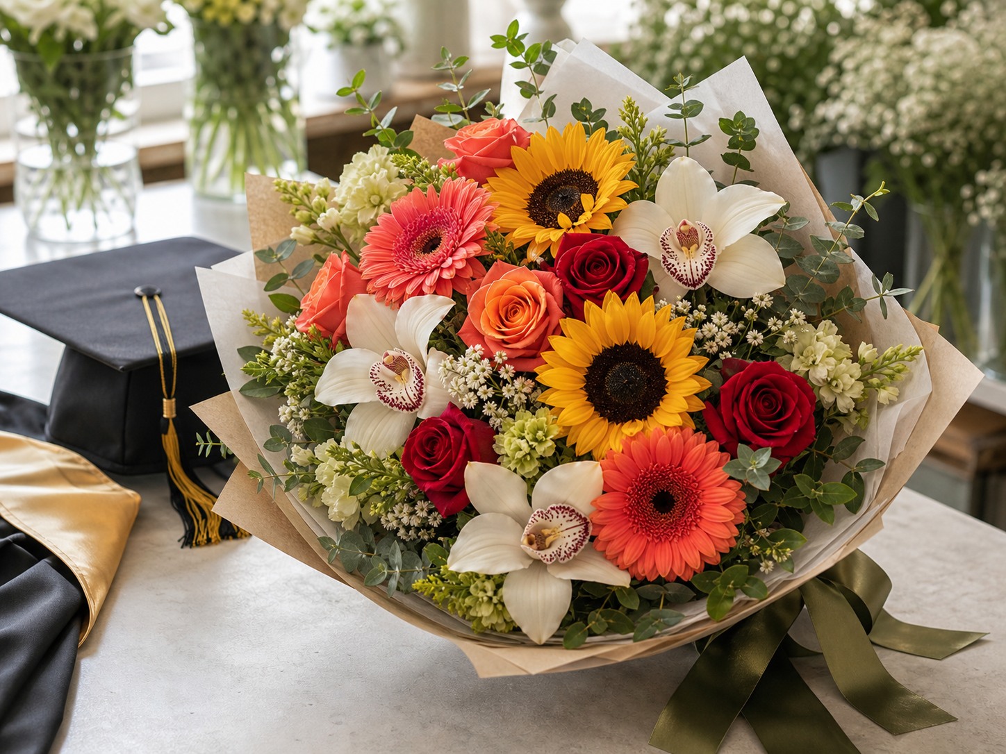 Graduation Flowers Hero
