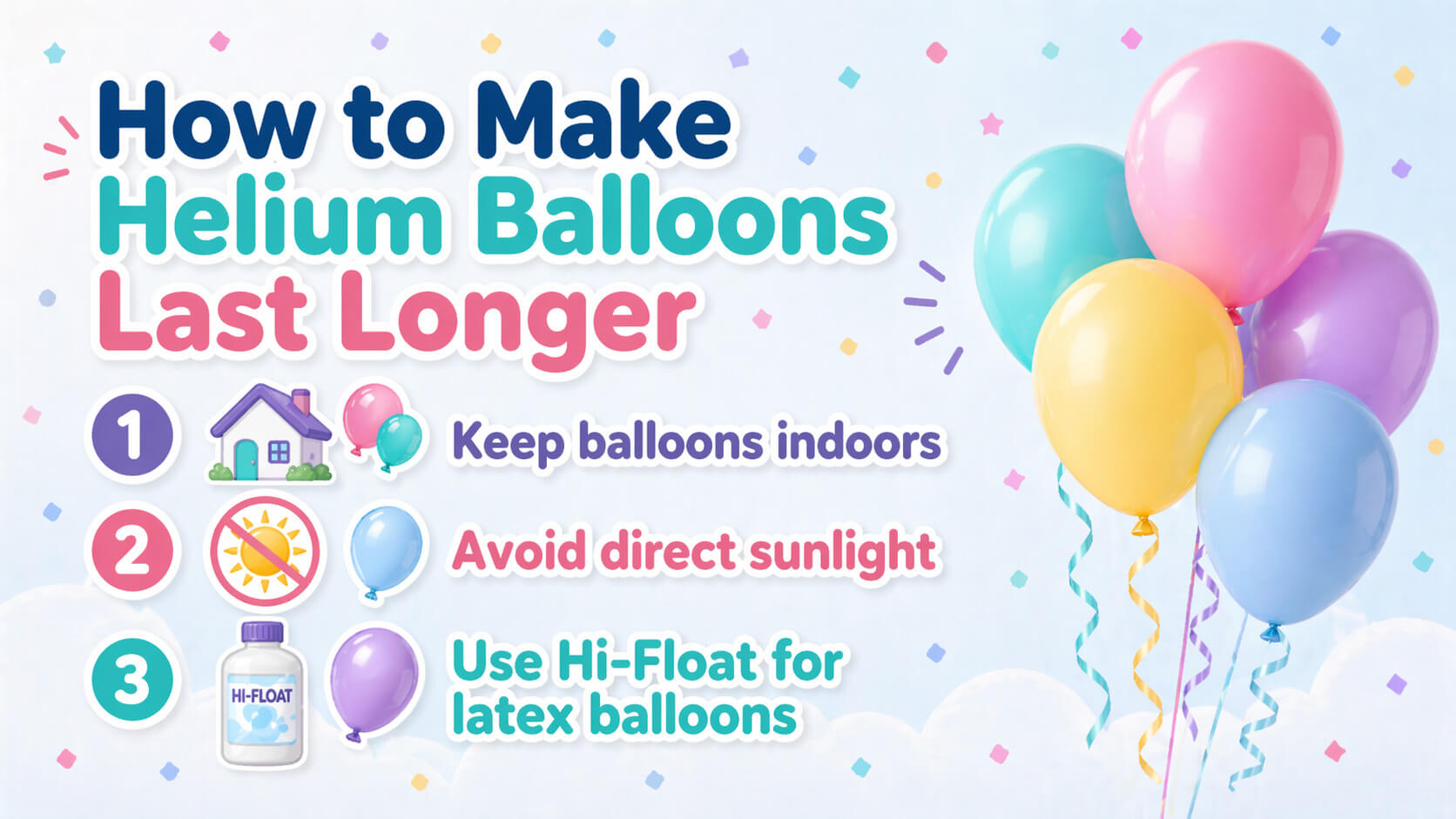 How To Make Helium Balloons Last Longer