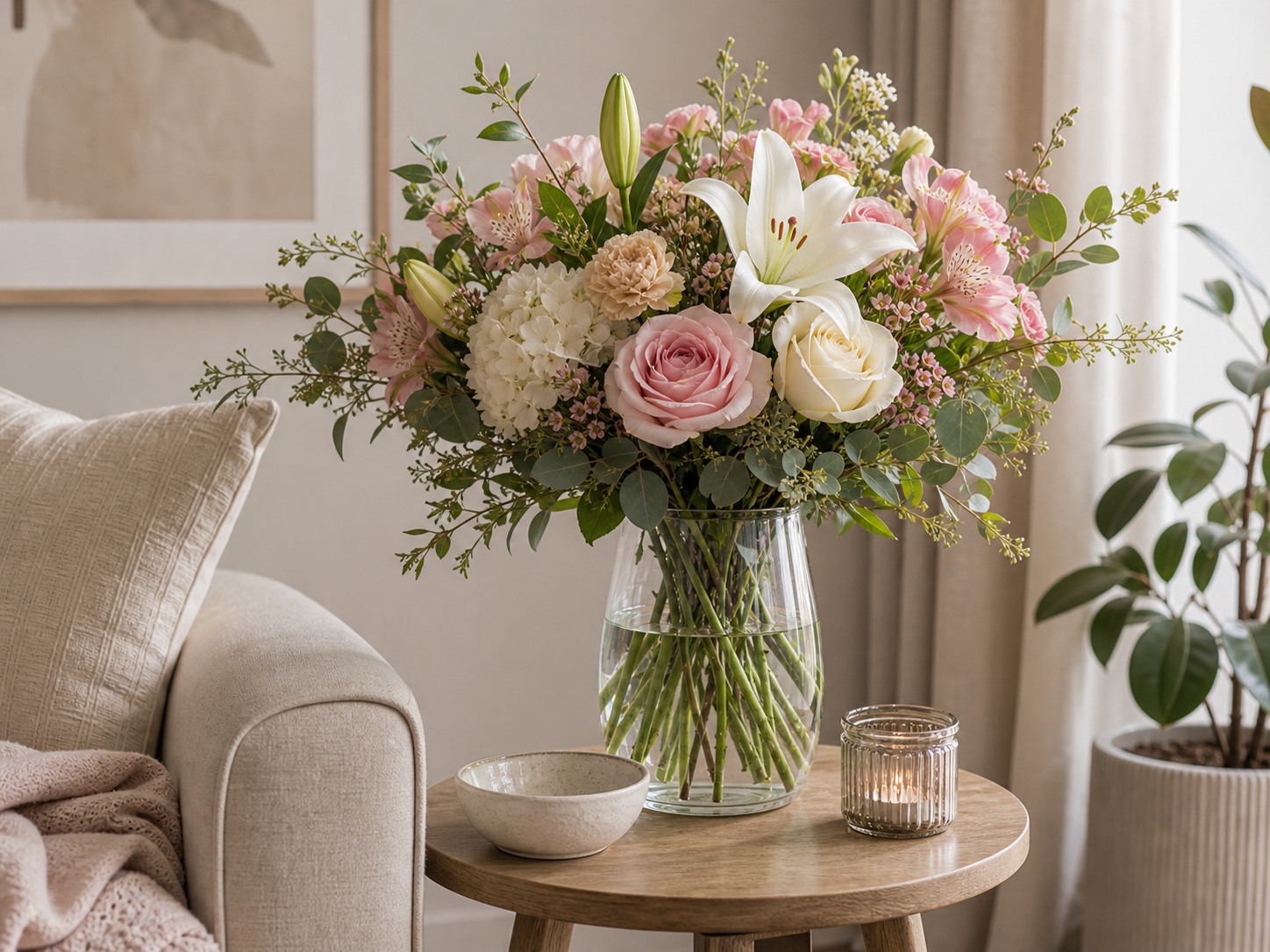 Arrange And Place Flowers