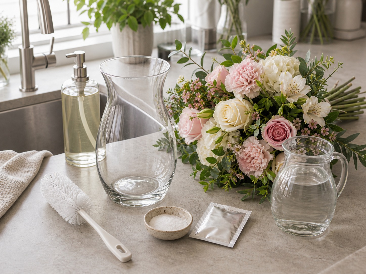 Prepare Clean Vase