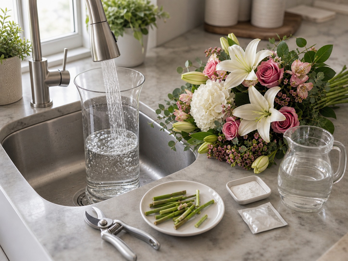 Change Vase Water
