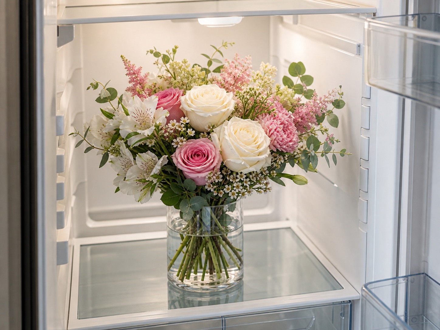 Fridge Flower Storage