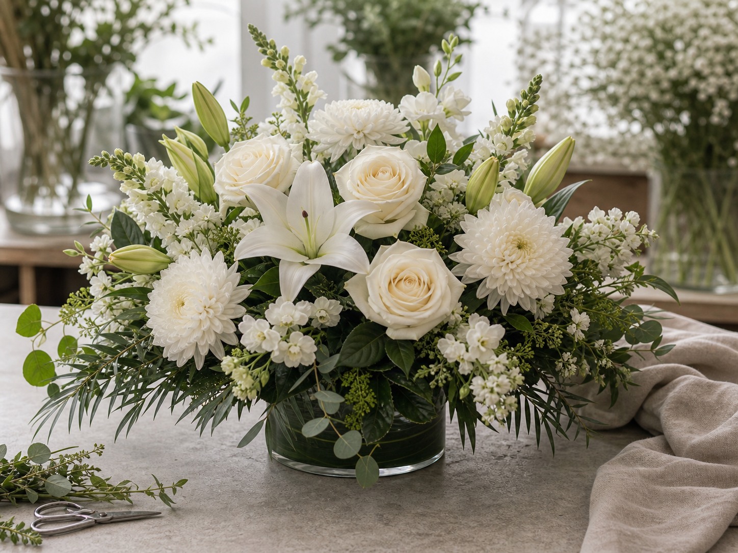 White Roses Sympathy