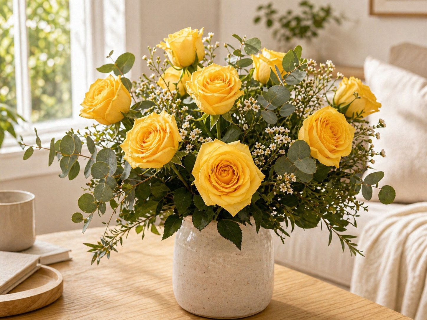 Yellow Rose Gift Bouquet