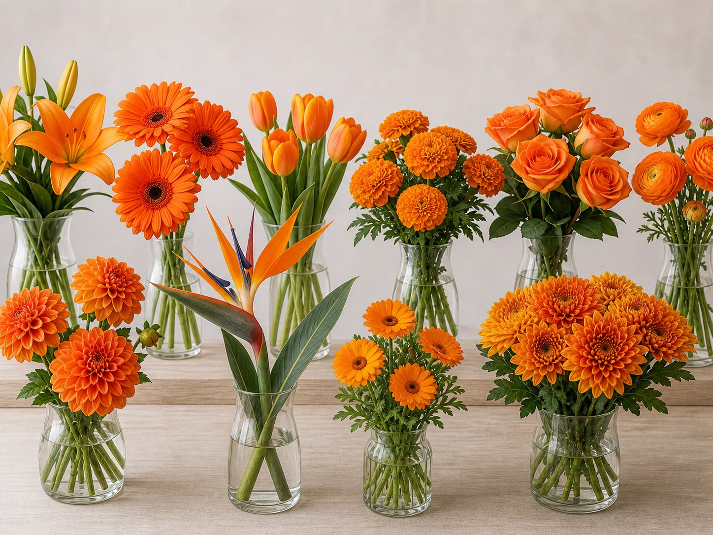 Orange Flower Lineup