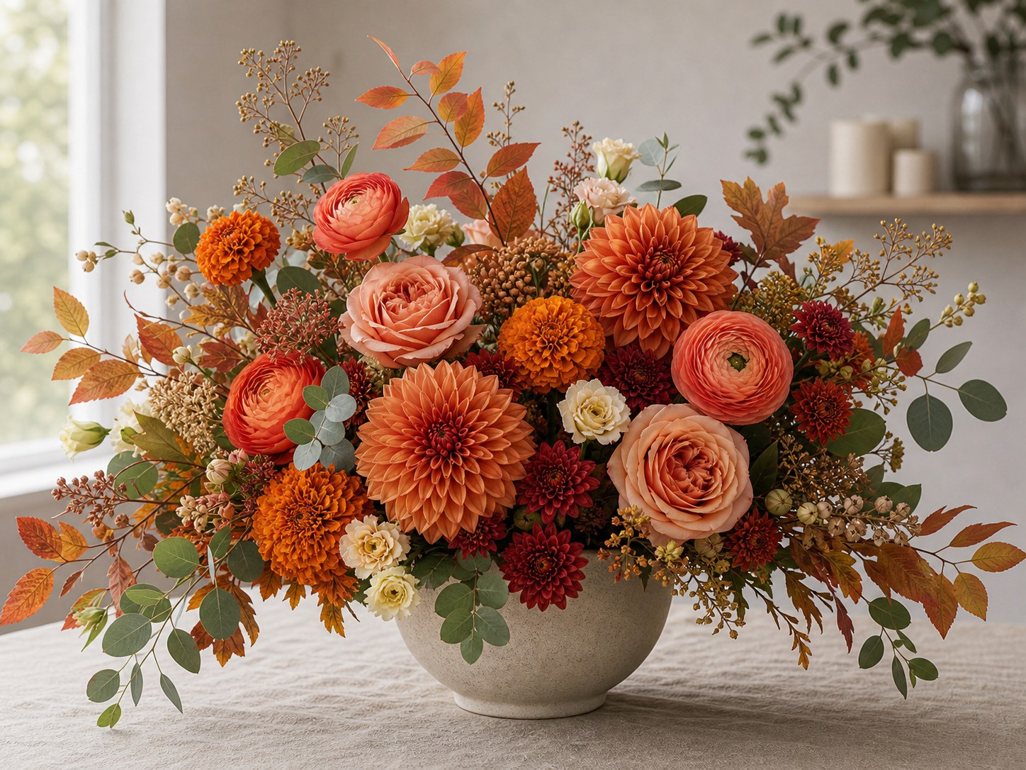 Orange Flower Shades