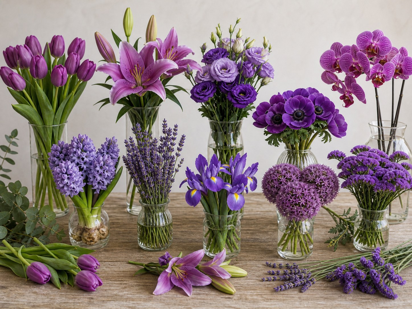 Purple Flower Lineup
