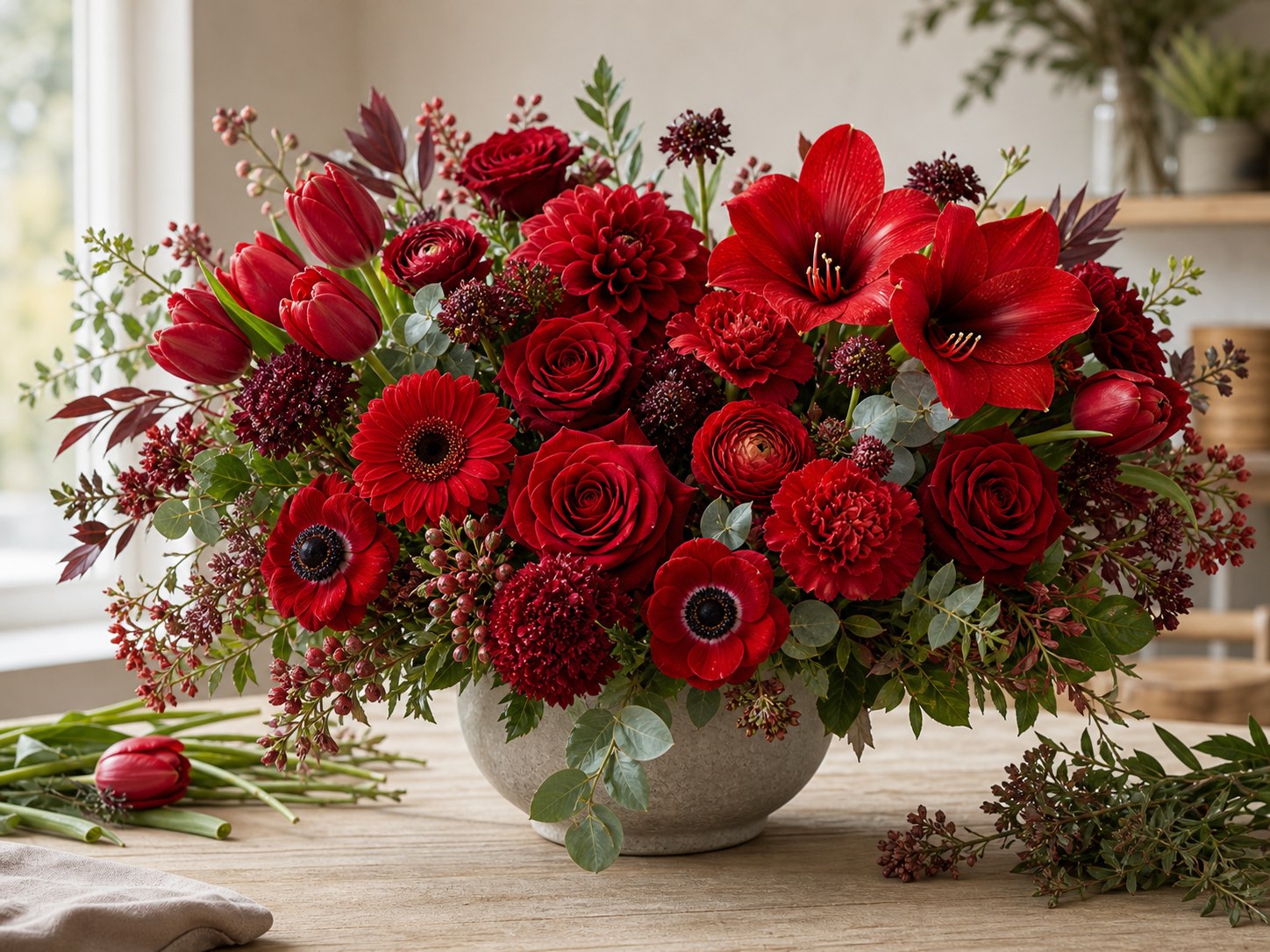 Red Flowers Hero