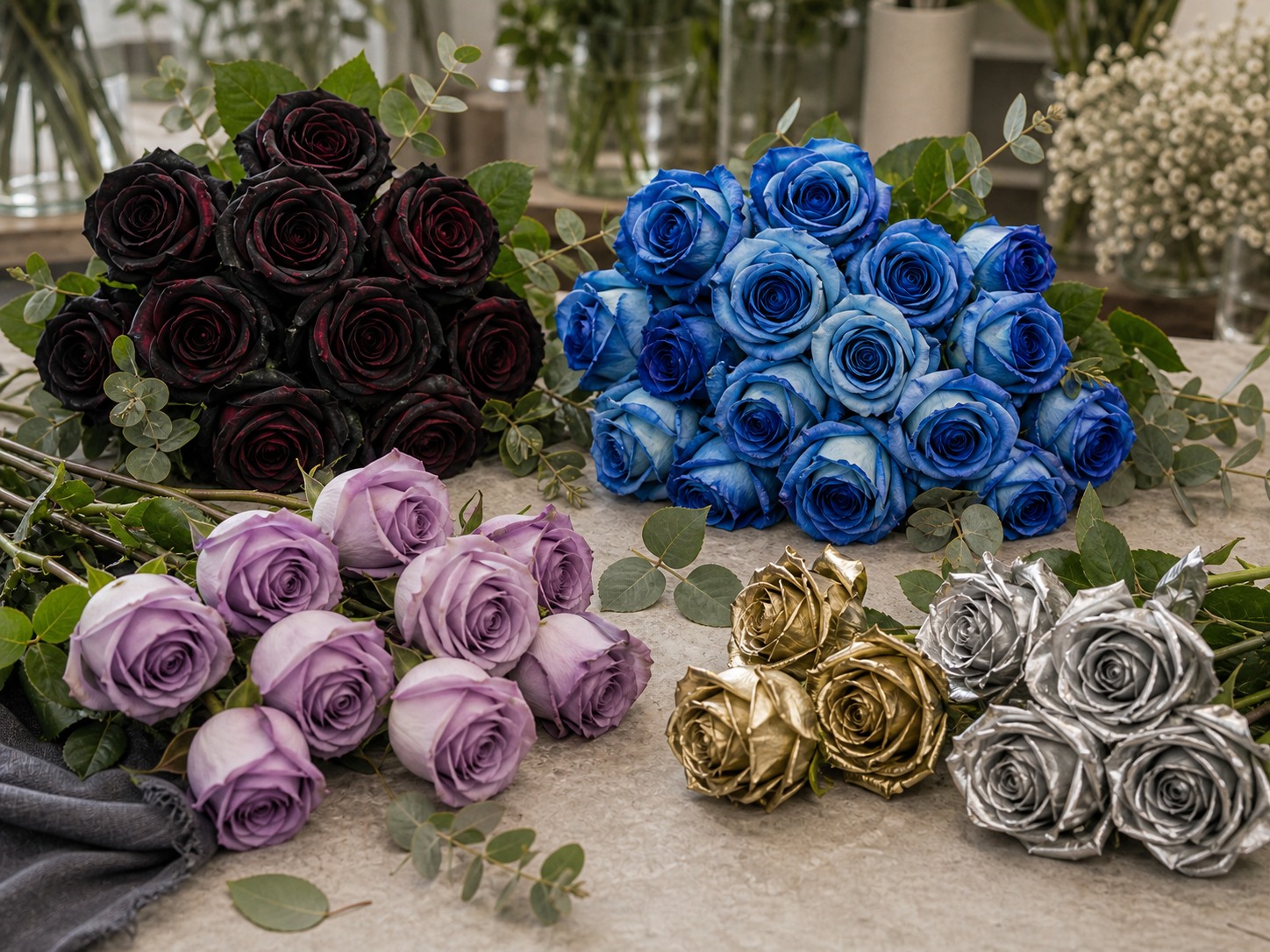 Dyed Novelty Roses