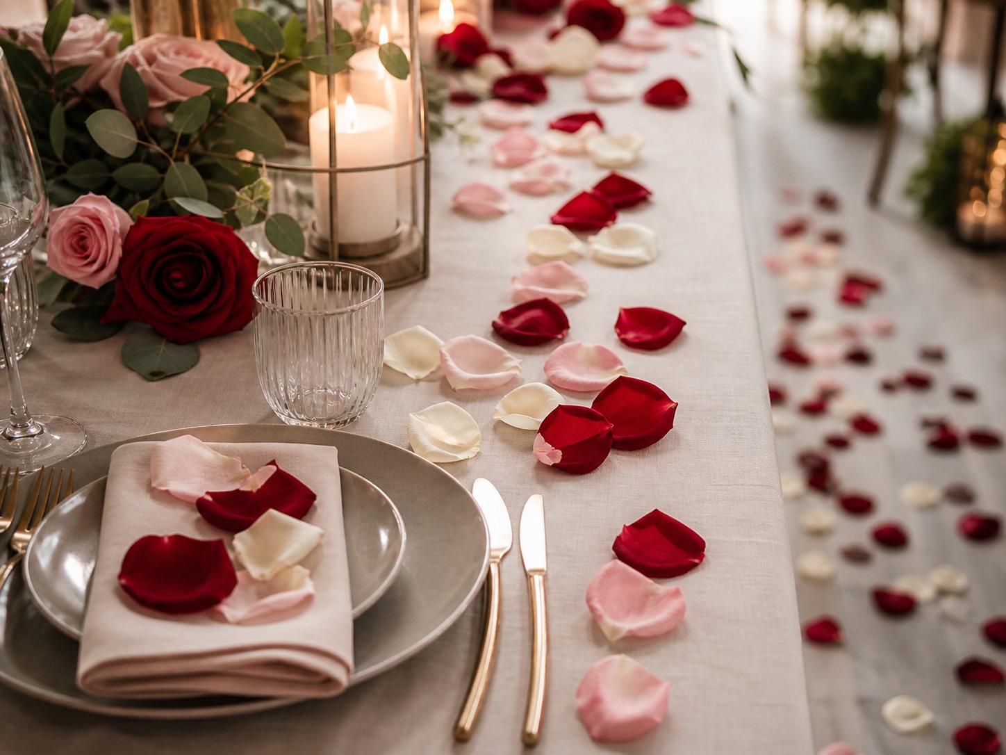 Rose Petal Event Uses