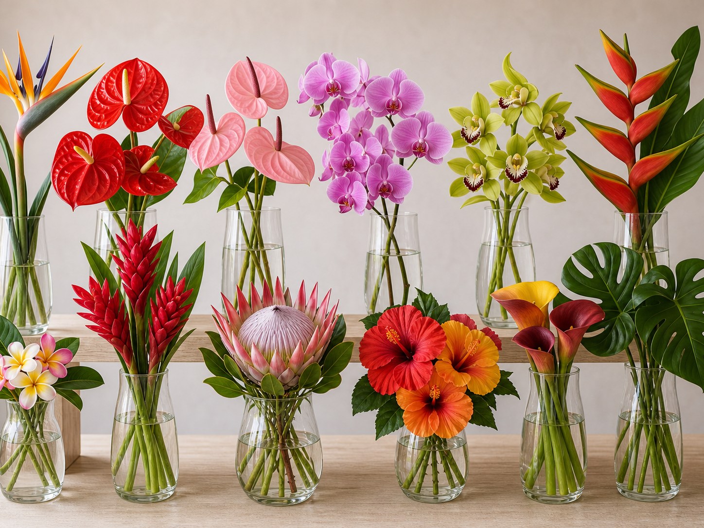 Tropical Flower Lineup