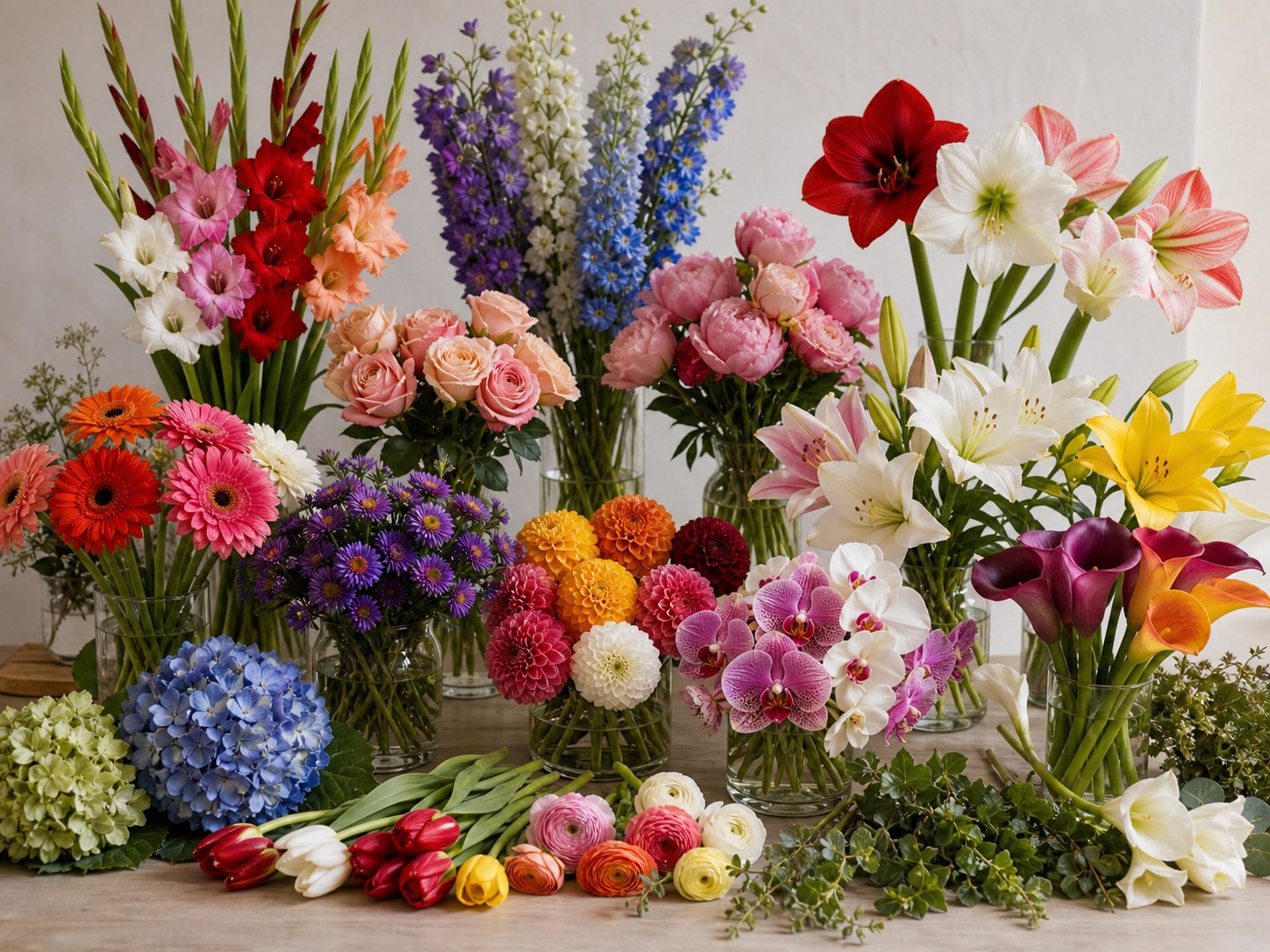 Flowers By Colour And Form