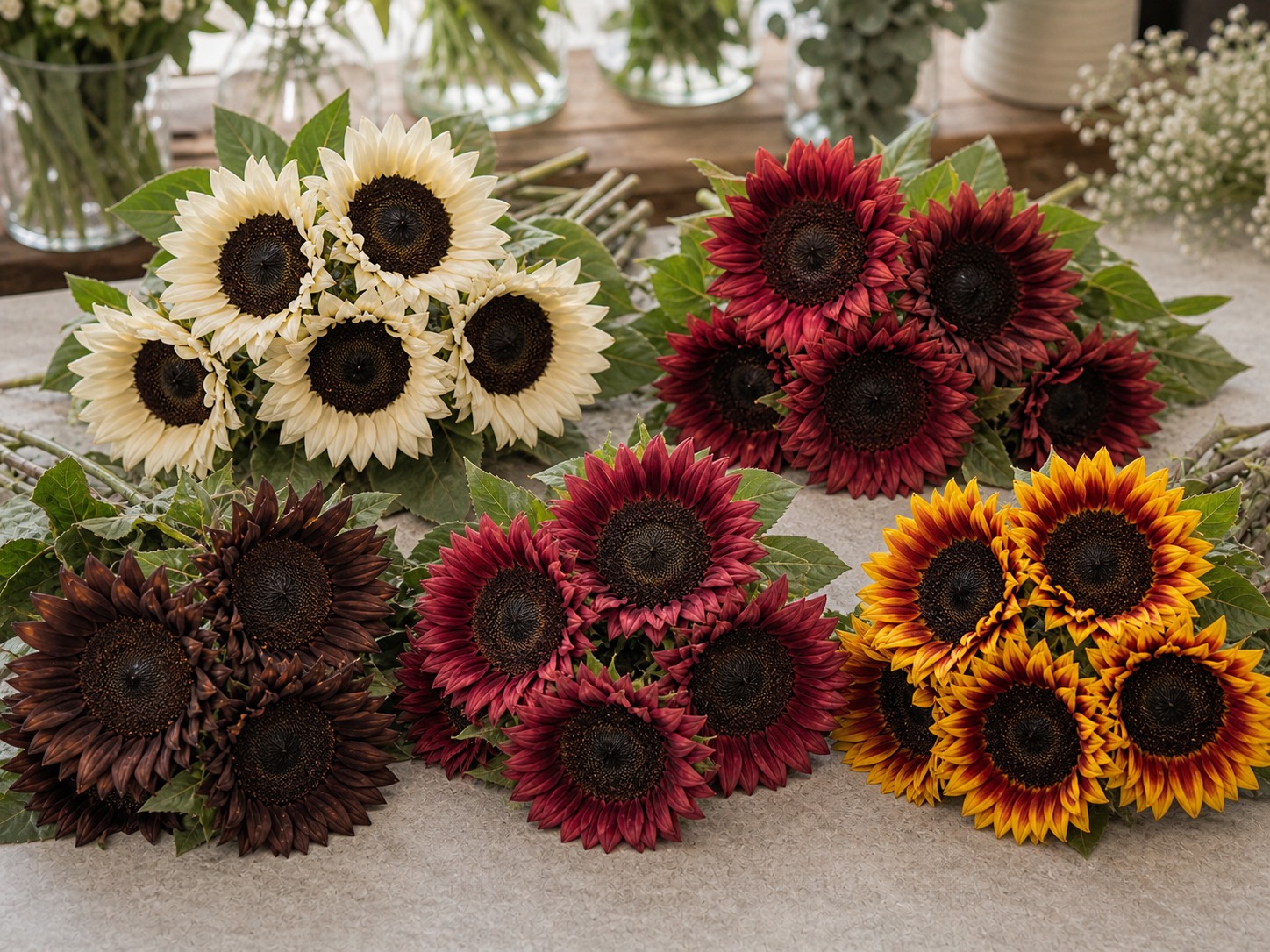 Sunflower Colour Varieties