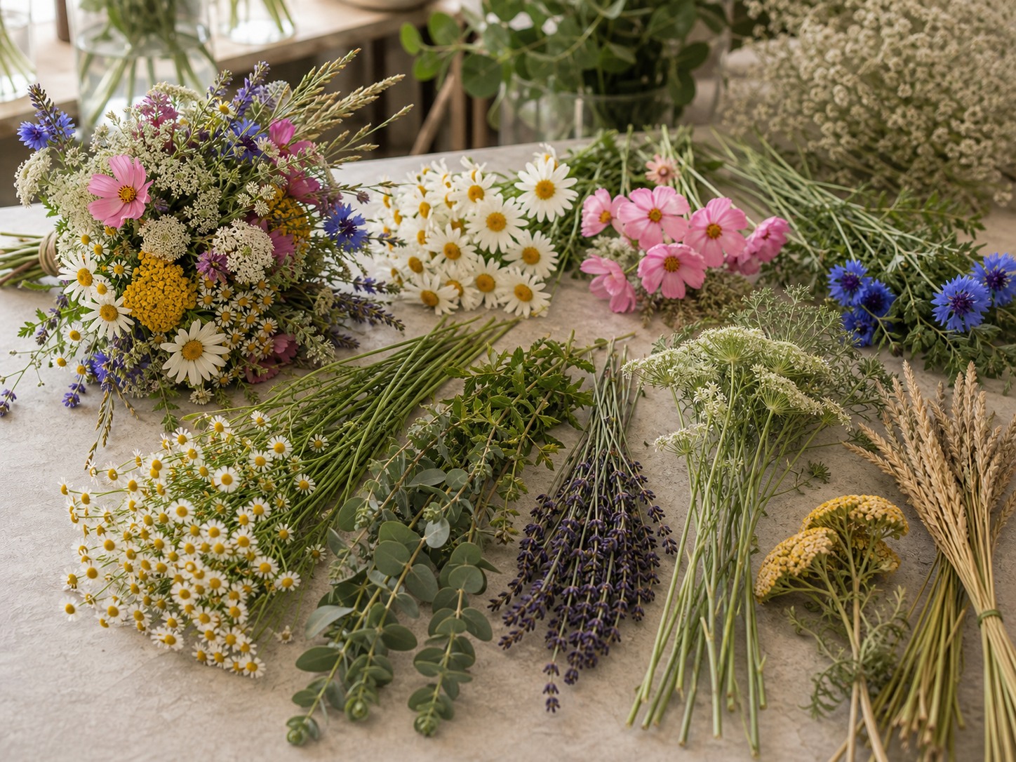 Wildflower Bouquet Ingredients
