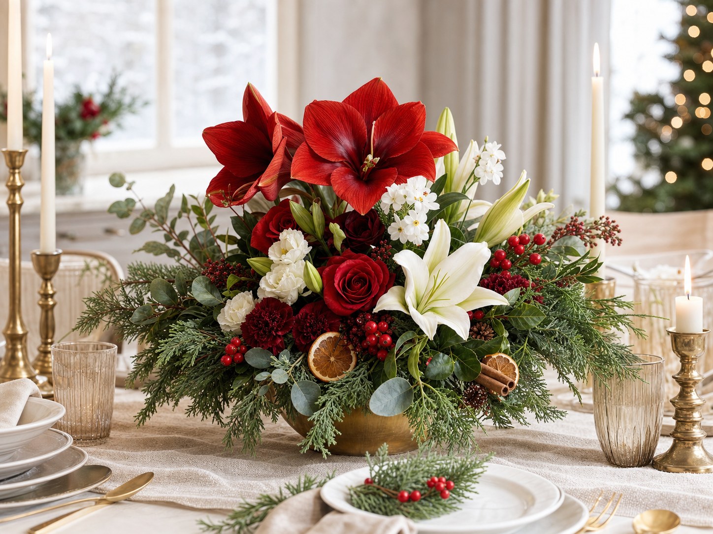 Winter Holiday Flowers