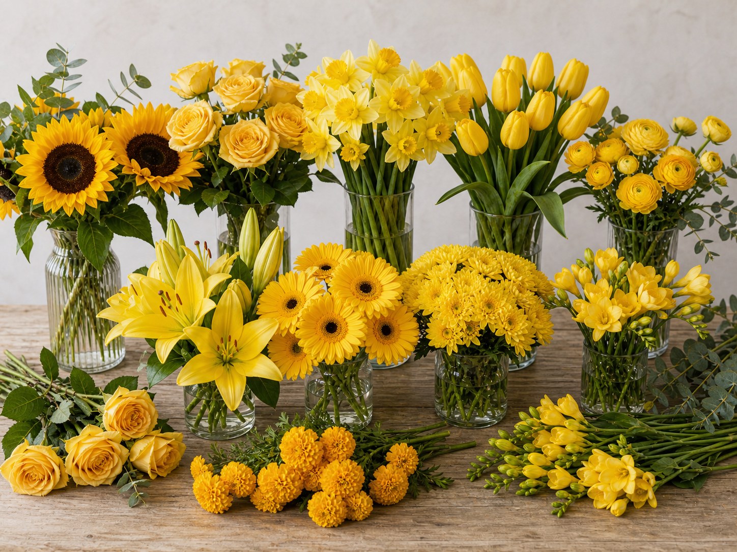 Yellow Flower Lineup